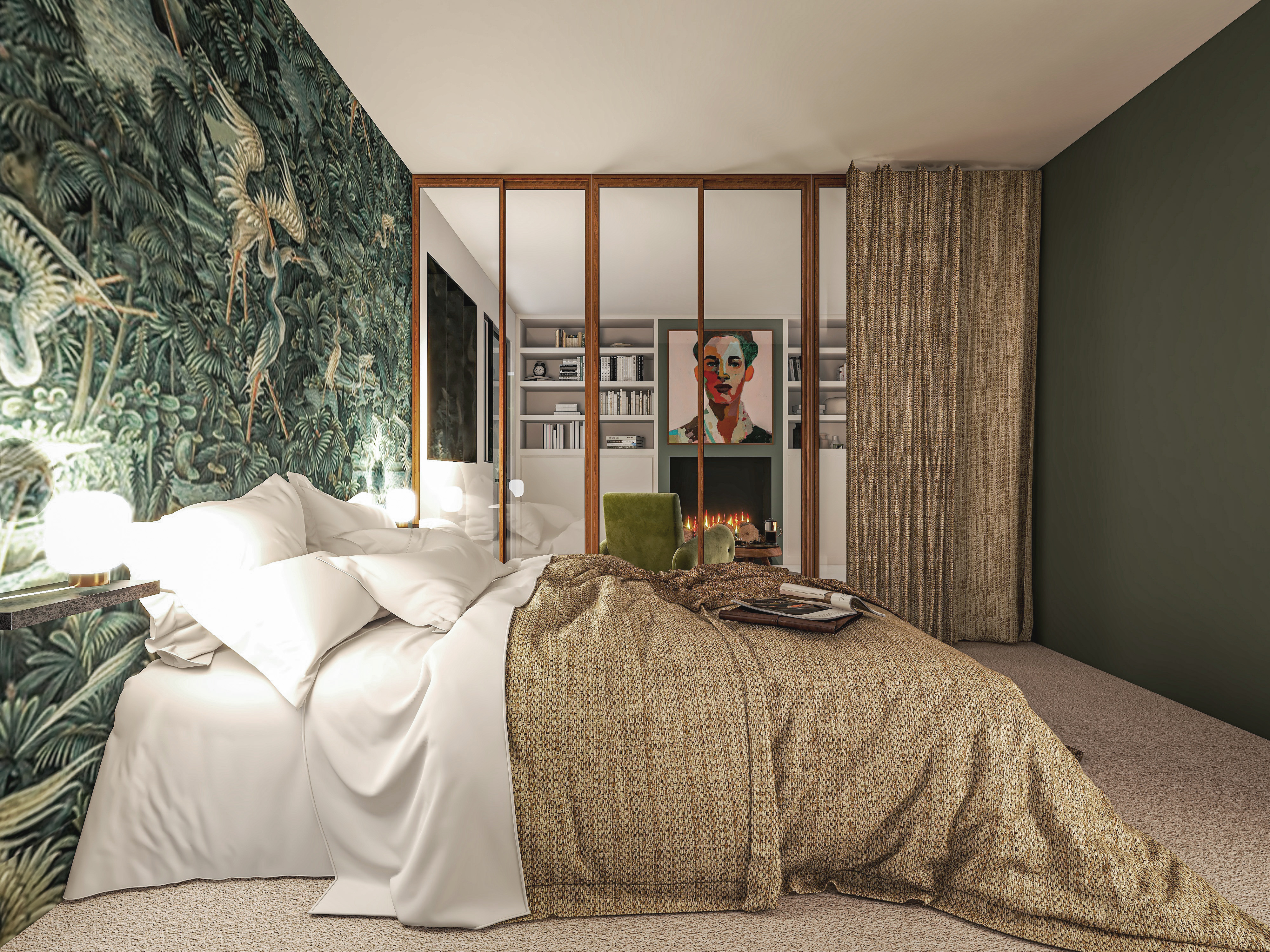 Aménagement, décoration et stylisme d’une maison, signée Prouvé par Mwell Studio, Nancy, 01