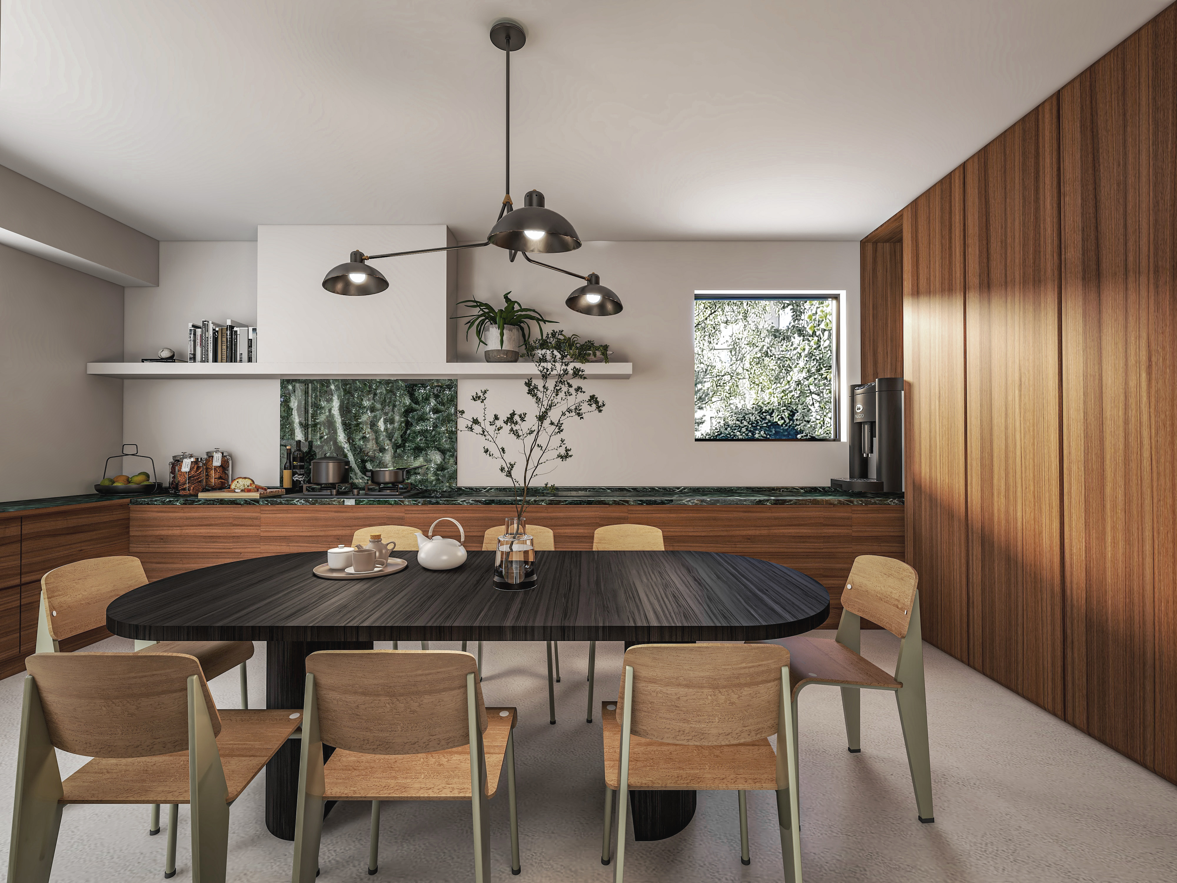 Aménagement, décoration et stylisme d’une maison, signée Prouvé par Mwell Studio, Nancy, 00