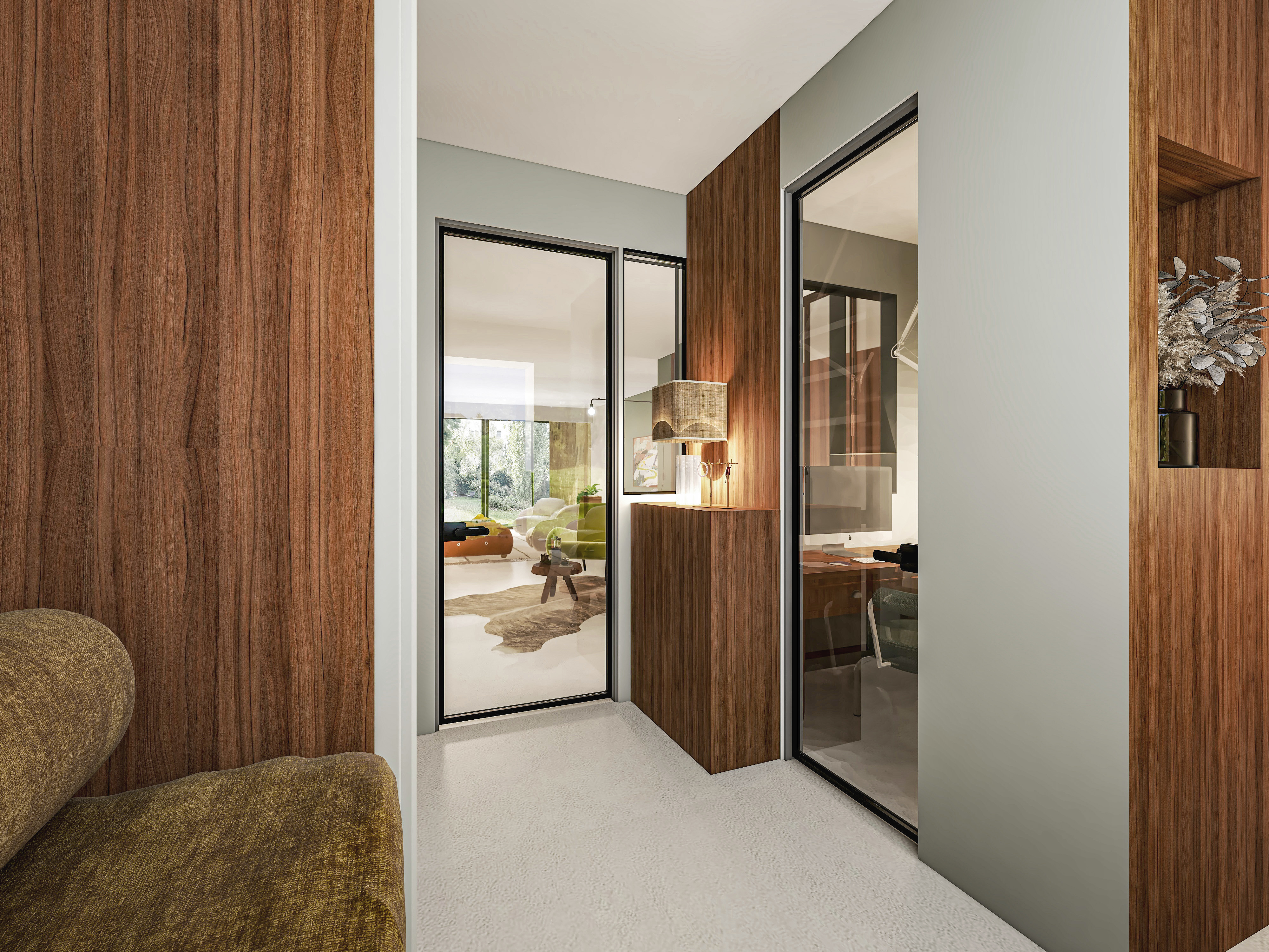 Aménagement, décoration et stylisme d’une maison, signée Prouvé par Mwell Studio, Nancy, 04