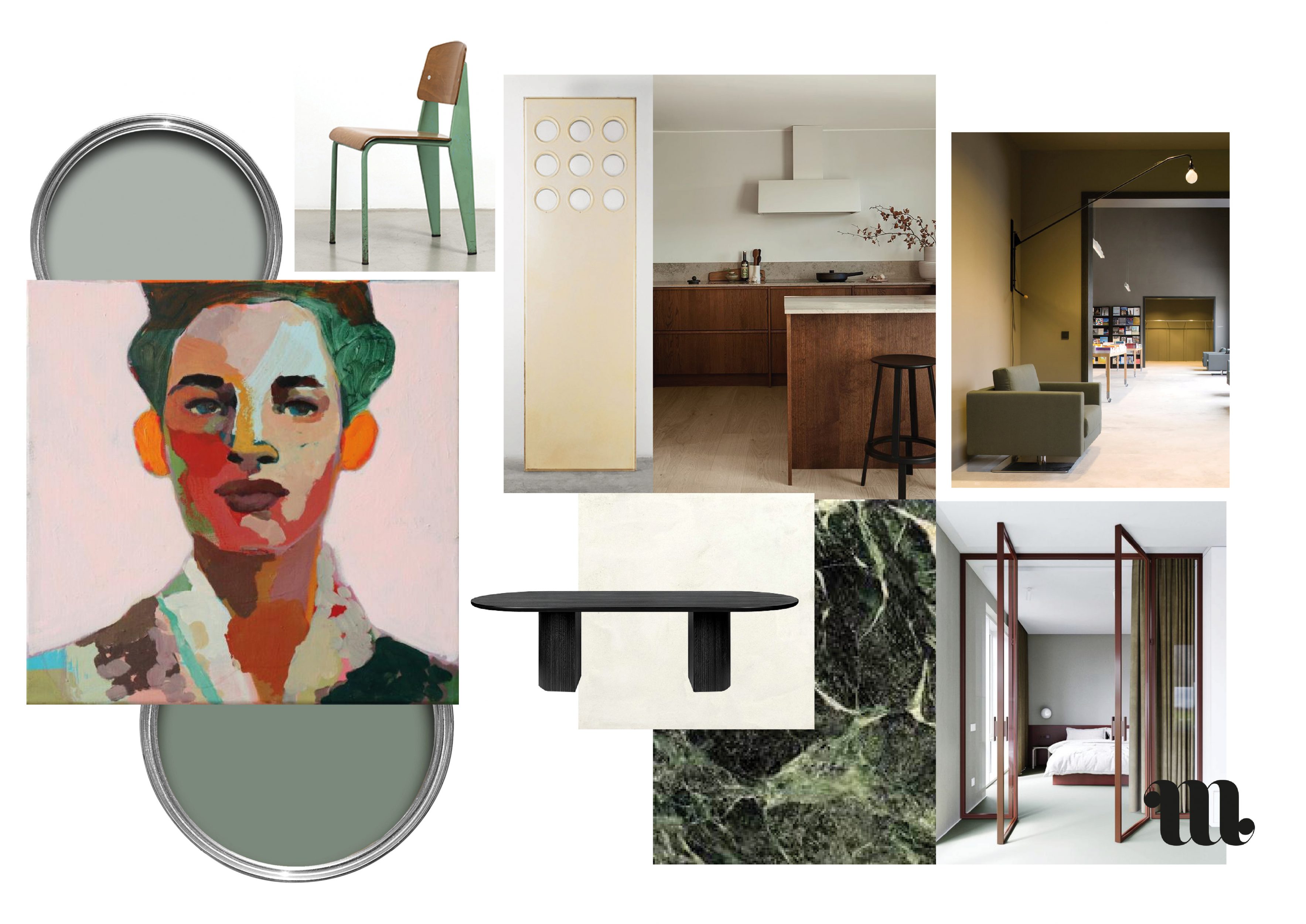 Aménagement, décoration et stylisme d’une maison, signée Prouvé par Mwell Studio, Nancy, 03